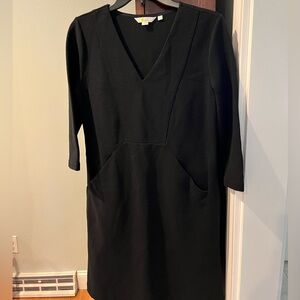 Boden Black V-Neck Dress